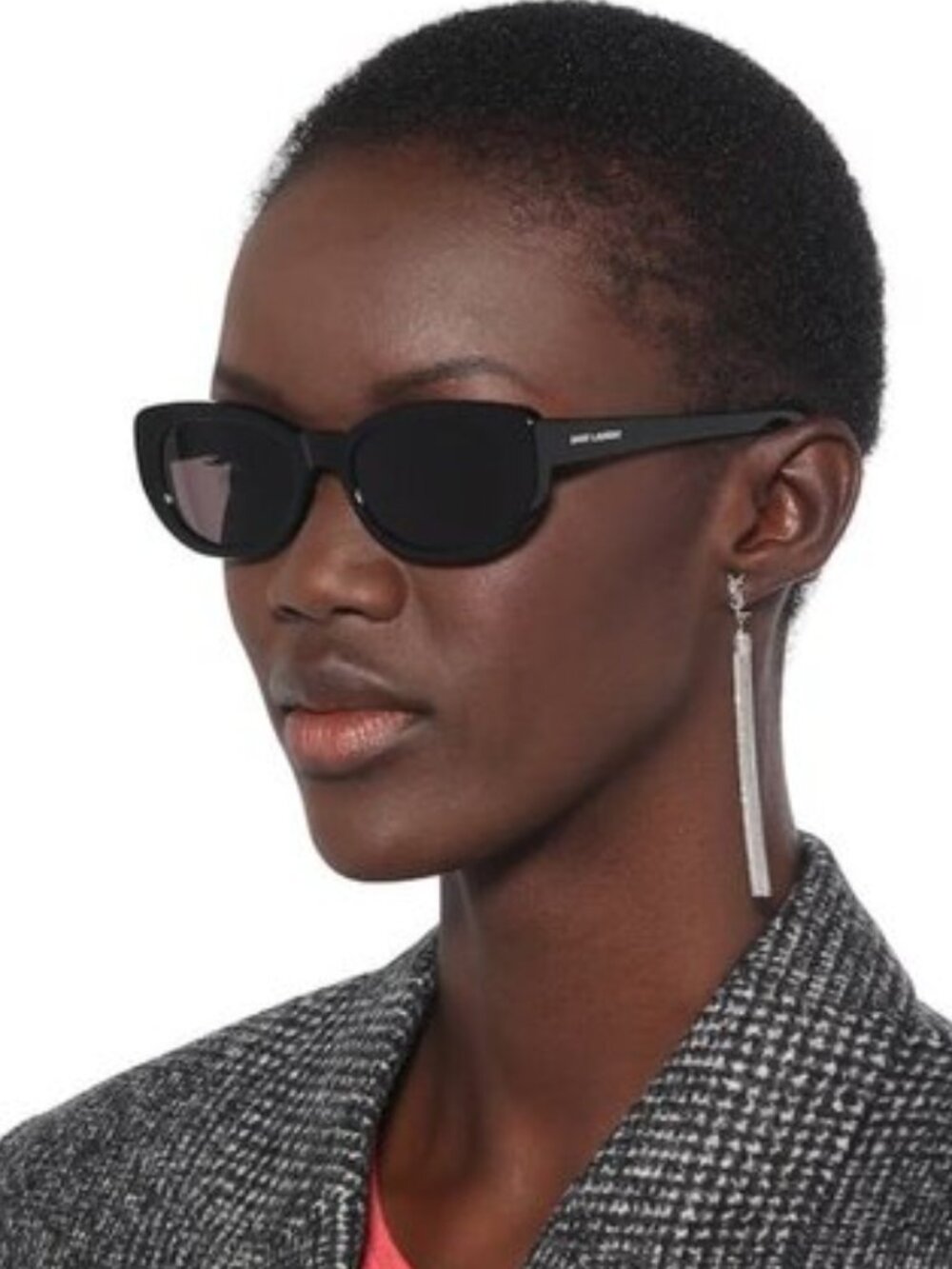 NEW SAINT LAURENT SUNGLASSES, SL316 BETTY 001 BLACK WOMEN SL 316 BETTY 001